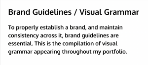 IXD301 – Portfolio – Brand Guidelines
