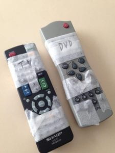 Sellotaped remote