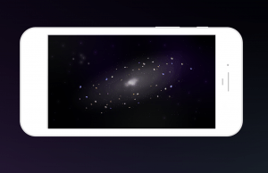 galaxy page horizontal view