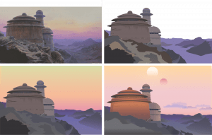 Development of Tatooine Illustration