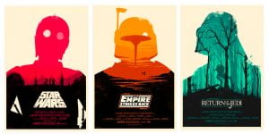 Olly Moss Star Wars Trilogy Posters 