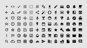 Material Design's system icons