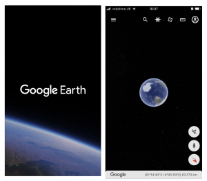 Google Earth UI