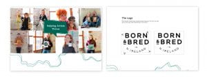 Image of Born and Bred brand guidelines