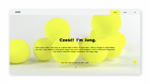 Jung's Portfolio Website