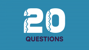 Image of 20 questions text