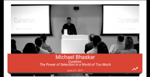 Image of Michael Bhaskar at Google Talks