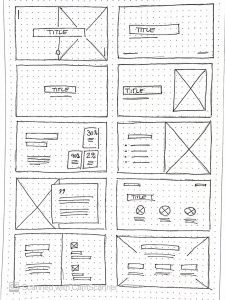 Image of 10 wireframes