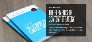 Image of the elements of content strategy